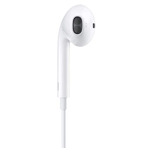 Apple EarPods Headphones with Lightning Connector. Microphone with Built-in Remote to Control Music, Phone Calls, and Volume. Wired Earbuds for iPhone Apple EarPods Headphones with Lightning Connector. Microphone with Built-in Remote to Control Music, Phone Calls, and Volume. Wired Earbuds for iPhone
