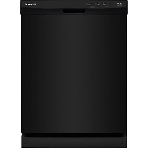 Frigidaire FFCD2418U 24 Inch Built In Dishwasher with 5 Wash Cycles, 14 Place Settings, Hard Food Disposer, Quick Wash, NSF Certified, Energy Star Certified (Black Stainless Steel)
