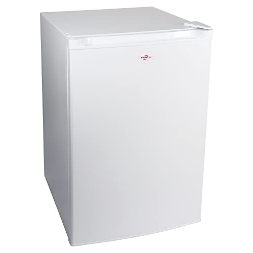 Koolatron Compact Upright Freezer, 3.1 cu ft (88L), White, Frost-Free, Space-Saving Flat Back, Reversible Door, 3 Pull-Out Basket Shelves, for Apartment, Condo, Cottage, Home Bar Koolatron Compact Upright Freezer, 3.1 cu ft (88L), White, Frost-Free, Space-Saving Flat Back, Reversible Door, 3 Pull-Out Basket Shelves, for Apartment, Condo, Cottage, Home Bar