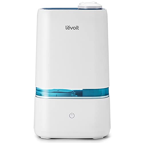 LEVOIT 4L Humidifiers for Bedroom Large Room & Essential Oil Diffuser, Ultrasonic Quiet Cool Mist for Baby, Plants, Last up to 40Hours, Dual 360° Rotation Nozzles, Handle Design, Auto Shut Off, Blue LEVOIT 4L Humidifiers for Bedroom Large Room & Essential Oil Diffuser, Ultrasonic Quiet Cool Mist for Baby, Plants, Last up to 40Hours, Dual 360° Rotation Nozzles, Handle Design, Auto Shut Off, Blue