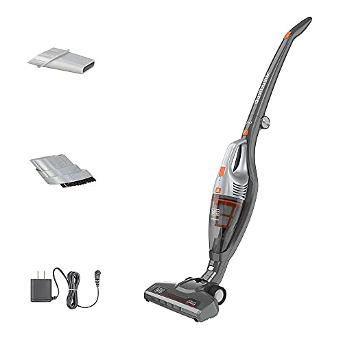 BLACK+DECKER Powerseries Cordless Stick Vacuum Cleaner & Hand Vac, 2-in-1, Titanium Gray (HSVB420J) BLACK+DECKER Powerseries Cordless Stick Vacuum Cleaner & Hand Vac, 2-in-1, Titanium Gray (HSVB420J)