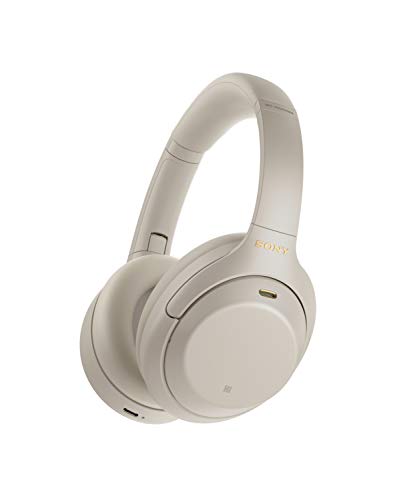 Sony WH-1000XM4 Wireless Premium Noise Canceling Overhead Headphones with Mic for Phone-Call and Alexa Voice Control, Silver Sony WH-1000XM4 Wireless Premium Noise Canceling Overhead Headphones with Mic for Phone-Call and Alexa Voice Control, Silver