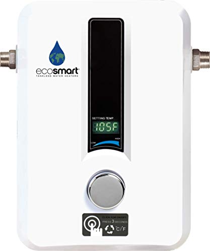 EcoSmart ECO 11 Electric Tankless Water Heater, 13KW at 240 Volts with Patented Self Modulating Technology EcoSmart ECO 11 Electric Tankless Water Heater, 13KW at 240 Volts with Patented Self Modulating Technology