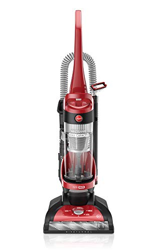 Hoover Windtunnel Max Capacity Upright Vacuum Cleaner with HEPA Media Filtration, UH71100, Red Hoover Windtunnel Max Capacity Upright Vacuum Cleaner with HEPA Media Filtration, UH71100, Red