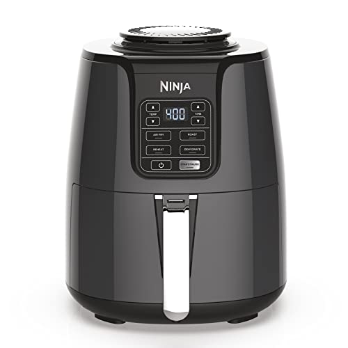 Ninja AF101 Air Fryer that Crisps, Roasts, Reheats, & Dehydrates, for Quick, Easy Meals, 4 Quart Capacity, & High Gloss Finish, Black/Grey Ninja AF101 Air Fryer that Crisps, Roasts, Reheats, & Dehydrates, for Quick, Easy Meals, 4 Quart Capacity, & High Gloss Finish, Black/Grey