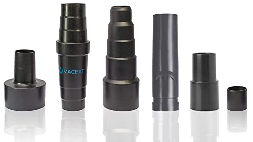 VACEXT Universal Vacuum Hose Adapter Kit - Vacuum Attachment Adapter Compatible with Shark Kenmore Oreck Miele Dirt Devil Hoover - Pool Vacuum Adapter Hose Connector- Wet/Dry Shop Vac Adapter VACEXT Universal Vacuum Hose Adapter Kit - Vacuum Attachment Adapter Compatible with Shark Kenmore Oreck Miele Dirt Devil Hoover - Pool Vacuum Adapter Hose Connector- Wet/Dry Shop Vac Adapter