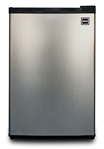 RCA 465 RFR441/RFR465 RFR441 Compact Fridge, 4.5 Cubic Feet, Stainless Steel RCA 465 RFR441/RFR465 RFR441 Compact Fridge, 4.5 Cubic Feet, Stainless Steel
