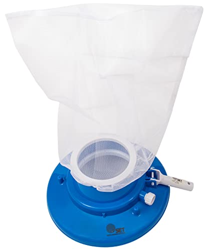 Sunsolar Swimming Pool Leaf Vacuum — Attaches to a Telescopic Pool Pole and Garden Hose — Manual Pool Bottom Cleaner with Brush and Mesh Bag to Trap Debris — Designed for All Types of Pools