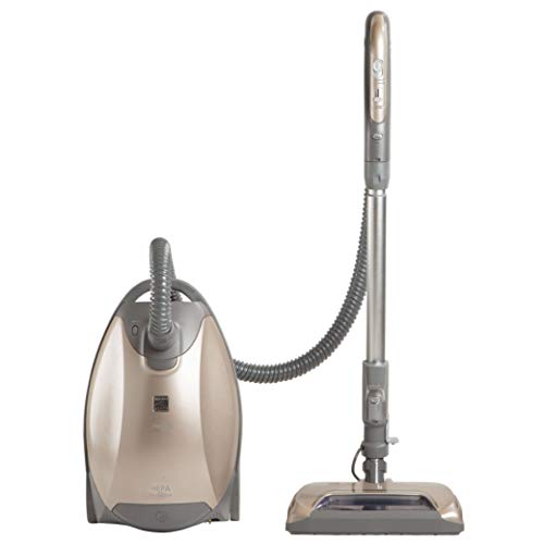 Kenmore Elite 81714 Pet Friendly Ultra Plush Lightweight Bagged Canister Vacuum with Pet PowerMate, HEPA, Extended Telescoping Wand, Retractable Cord, and 3 Cleaning Tools-Champagne Kenmore Elite 81714 Pet Friendly Ultra Plush Lightweight Bagged Canister Vacuum with Pet PowerMate, HEPA, Extended Telescoping Wand, Retractable Cord, and 3 Cleaning Tools-Champagne