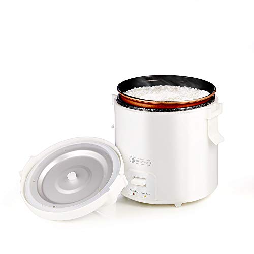 1.0L Mini Rice Cooker,WHITE TIGER Portable Travel Steamer Small,15 Minutes Fast Cooking, Removable Non-stick Pot, Keep Warm, Suitable For 1-2 People - For Cooking Soup, Rice, Stews & Oatmeal 1.0L Mini Rice Cooker,WHITE TIGER Portable Travel Steamer Small,15 Minutes Fast Cooking, Removable Non-stick Pot, Keep Warm, Suitable For 1-2 People - For Cooking Soup, Rice, Stews & Oatmeal