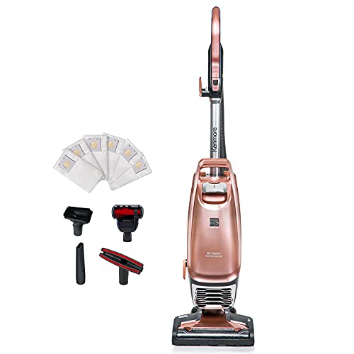 Kenmore BU4050 Intuition Bagged Upright Vacuum, liftup Cleaner Eliminator brushroll, Handi-Mate for Carpet, Hard Floor, pet Hair, Rose Gold Kenmore BU4050 Intuition Bagged Upright Vacuum, liftup Cleaner Eliminator brushroll, Handi-Mate for Carpet, Hard Floor, pet Hair, Rose Gold