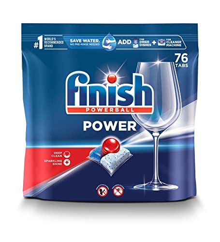 Finish Power - 76ct - Dishwasher Detergent - Powerball - Dishwashing Tablets - Dish Tabs Finish Power - 76ct - Dishwasher Detergent - Powerball - Dishwashing Tablets - Dish Tabs