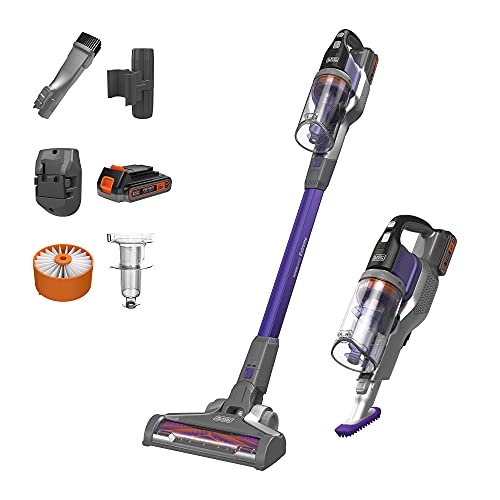 BLACK+DECKER Powerseries Extreme Cordless Stick Vacuum Cleaner for Pets, Purple (BSV2020P) BLACK+DECKER Powerseries Extreme Cordless Stick Vacuum Cleaner for Pets, Purple (BSV2020P)