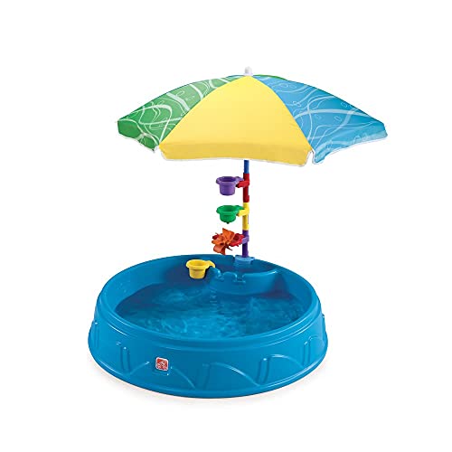 Step2 Play & Shade Pool for Toddlers | Plastic Kids Outdoor Pool, Multicolor Step2 Play & Shade Pool for Toddlers | Plastic Kids Outdoor Pool, Multicolor