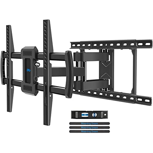 Mounting Dream TV Wall Mounts TV Bracket for Most 42-70 Inch TVs, UL Listed Premium TV Mount Full Motion with Articulating Arms, Max VESA 600x400mm and 100LBS, Fits 16", 18", 24" Studs, MD2296-24K Mounting Dream TV Wall Mounts TV Bracket for Most 42-70 Inch TVs, UL Listed Premium TV Mount Full Motion with Articulating Arms, Max VESA 600x400mm and 100LBS, Fits 16", 18", 24" Studs, MD2296-24K