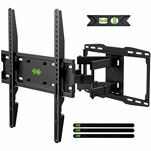 USX MOUNT Full Motion TV Wall Mount with Height Setting for Most 32-65 inch Flat Screen/LED/4K TVs, Swivel/Tilt TV Mount Bracket Max VESA 400x400mm, Holds up to 110lbs, for 16" Wood Stud. USX MOUNT Full Motion TV Wall Mount with Height Setting for Most 32-65 inch Flat Screen/LED/4K TVs, Swivel/Tilt TV Mount Bracket Max VESA 400x400mm, Holds up to 110lbs, for 16" Wood Stud.
