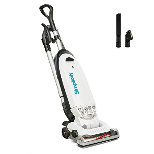 Allergy Upright Vacuum for Carpet and Hardwood by Simplicity, Multi Surface Vacuum Cleaner with Certified HEPA Filter and Bag, S20EZM Allergy Upright Vacuum for Carpet and Hardwood by Simplicity, Multi Surface Vacuum Cleaner with Certified HEPA Filter and Bag, S20EZM