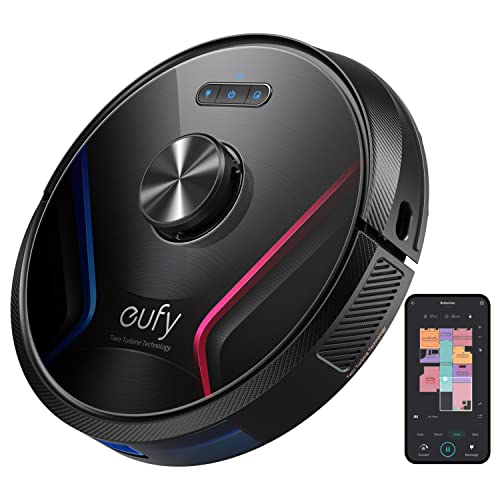 eufy by Anker, RoboVac X8, Robot Vacuum with iPath Laser Navigation, Twin-Turbine Technology generates 2000Pa x2 Suction, AI. Map 2.0 Technology, Wi-Fi, Perfect for Pet Owner eufy by Anker, RoboVac X8, Robot Vacuum with iPath Laser Navigation, Twin-Turbine Technology generates 2000Pa x2 Suction, AI. Map 2.0 Technology, Wi-Fi, Perfect for Pet Owner