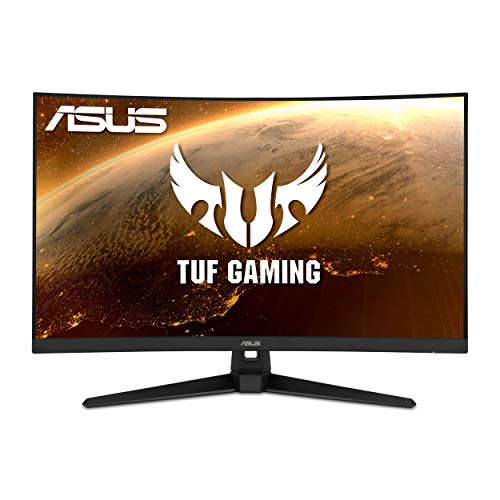 ASUS TUF Gaming 32" 1080P Curved Monitor (VG328H1B) - Full HD, 165Hz (Supports 144Hz), 1ms, Extreme Low Motion Blur, Speaker, Adaptive-Sync, FreeSync Premium, VESA Mountable, HDMI, Tilt Adjustable ASUS TUF Gaming 32" 1080P Curved Monitor (VG328H1B) - Full HD, 165Hz (Supports 144Hz), 1ms, Extreme Low Motion Blur, Speaker, Adaptive-Sync, FreeSync Premium, VESA Mountable, HDMI, Tilt Adjustable