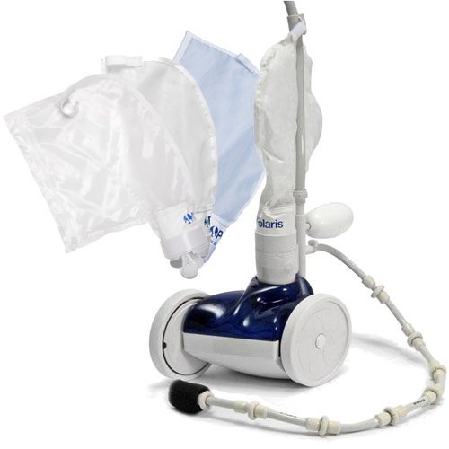 Polaris F5 280 Pressure Side Automatic Pool Cleaner with one Extra Standard Replacement Bag (K16); one Extra Standard Sand and silt Replacement Bag (K14); one Extra Durable Zipper Replacement Bag Polaris F5 280 Pressure Side Automatic Pool Cleaner with one Extra Standard Replacement Bag (K16); one Extra Standard Sand and silt Replacement Bag (K14); one Extra Durable Zipper Replacement Bag