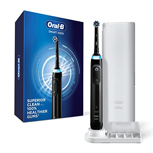 Oral-B Pro 5000 Smartseries Power Rechargeable Electric Toothbrush with Bluetooth Connectivity, Black Edition Oral-B Pro 5000 Smartseries Power Rechargeable Electric Toothbrush with Bluetooth Connectivity, Black Edition