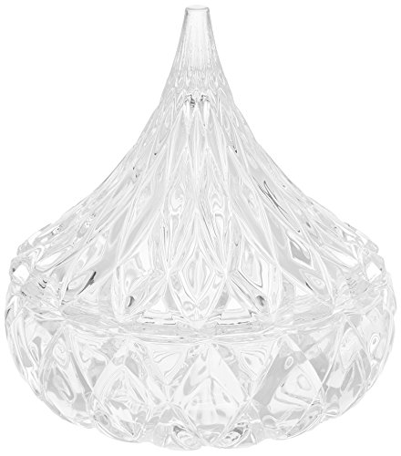 Godinger Crystal Famous Hersheys Kiss Crystal Candy Dish