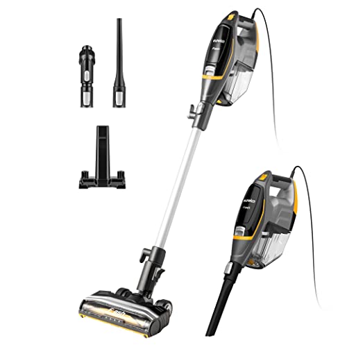 Eureka Flash Lightweight Stick Vacuum Cleaner, 15KPa Powerful Suction, 2 in 1 Corded Handheld Vac for Hard Floor and Carpet, Black Eureka Flash Lightweight Stick Vacuum Cleaner, 15KPa Powerful Suction, 2 in 1 Corded Handheld Vac for Hard Floor and Carpet, Black
