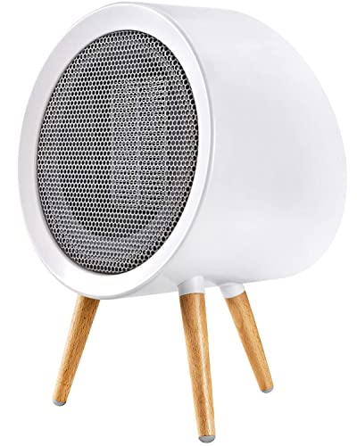 Gaiatop Space Heater, 1000W Energy Efficient Small Space Heater for Indoor Use, PTC Fast Heating Ceramic Electric Space Heater for Office Bedroom Use Home Motorhome-White Gaiatop Space Heater, 1000W Energy Efficient Small Space Heater for Indoor Use, PTC Fast Heating Ceramic Electric Space Heater for Office Bedroom Use Home Motorhome-White