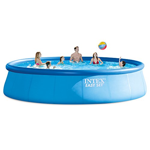 Intex 18ft X 48in Easy Set Pool Set with Filter Pump, Ladder, Ground Cloth & Pool Cover Intex 18ft X 48in Easy Set Pool Set with Filter Pump, Ladder, Ground Cloth & Pool Cover
