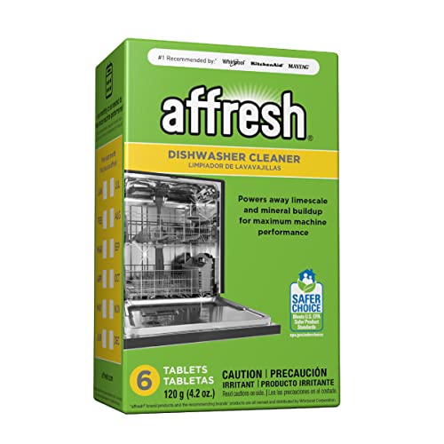 Affresh Dishwasher Cleaner, Helps Remove Limescale and Odor-Causing Residue, 6 Tablets Affresh Dishwasher Cleaner, Helps Remove Limescale and Odor-Causing Residue, 6 Tablets