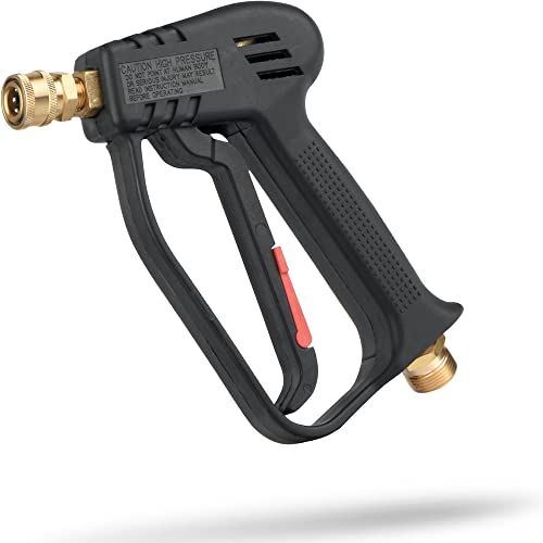 McKillans Pressure Washer Gun Replacement M22 Inlet Compatible with Snow Foam Cannons Equipped with 1/4” Quick Connector Coupler McKillans Pressure Washer Gun Replacement M22 Inlet Compatible with Snow Foam Cannons Equipped with 1/4” Quick Connector Coupler