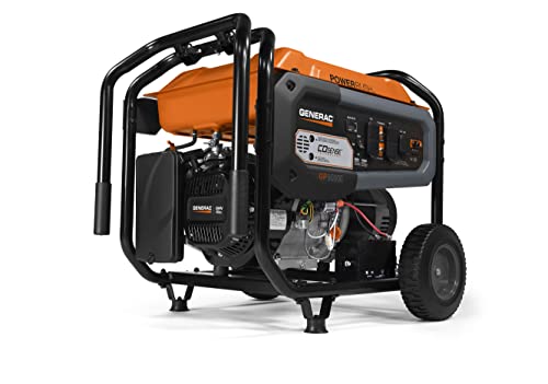 Generac 7676 GP8000E 8,000-Watt Electric Start Gas-Powered Portable Generator with CO-Sense, 50-State/CARB compliant Generac 7676 GP8000E 8,000-Watt Electric Start Gas-Powered Portable Generator with CO-Sense, 50-State/CARB compliant