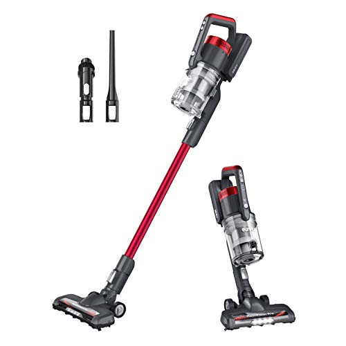 Eureka RapidClean Pro Lightweight Cordless Vacuum Cleaner, Convenient Stick and Handheld Vac, Red,Black Eureka RapidClean Pro Lightweight Cordless Vacuum Cleaner, Convenient Stick and Handheld Vac, Red,Black