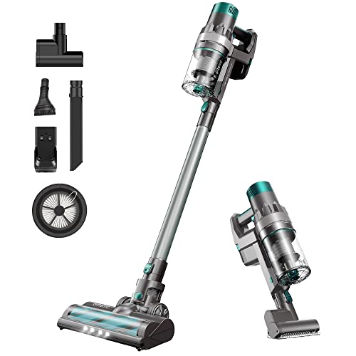 Ultenic U11 Pro Cordless Vacuum Cleaner, 25KPa Strong Suction, Touch Control, Easy-Empty Dustbin, 2200mA Detachable Battery, Fast Charge, 4 in 1 Stick Vacuum for Carpet, Hard Floor and Pet Hair Ultenic U11 Pro Cordless Vacuum Cleaner, 25KPa Strong Suction, Touch Control, Easy-Empty Dustbin, 2200mA Detachable Battery, Fast Charge, 4 in 1 Stick Vacuum for Carpet, Hard Floor and Pet Hair