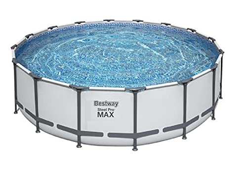 Bestway Steel Pro MAX 16 x 4 Foot Outdoor Frame Above Ground Round Swimming Pool Set with Ladder, Cover, Filter Pump, and Replacement Cartridge Bestway Steel Pro MAX 16 x 4 Foot Outdoor Frame Above Ground Round Swimming Pool Set with Ladder, Cover, Filter Pump, and Replacement Cartridge