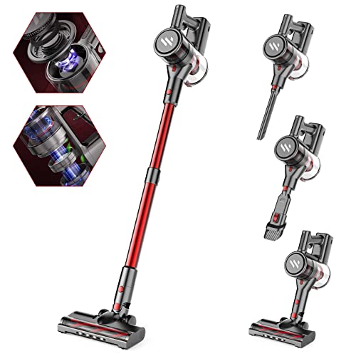 Cordless Vacuum, Stick Cordless Vacuum Cleaner with 2200mAh Powerful Lithium Batteries, Up to 30 Mins Runtime Handheld Vacuum Cleaner, 4 in 1 Lightweight Quiet Vacuum Cleaner Perfect for Hardwood Cordless Vacuum, Stick Cordless Vacuum Cleaner with 2200mAh Powerful Lithium Batteries, Up to 30 Mins Runtime Handheld Vacuum Cleaner, 4 in 1 Lightweight Quiet Vacuum Cleaner Perfect for Hardwood