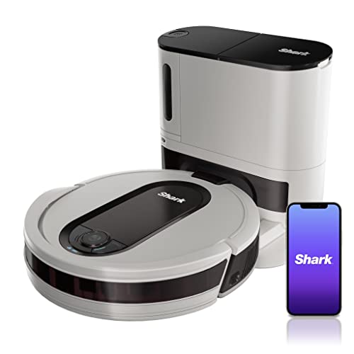 Shark RV913S Robot Vacuum with Self-Empty Base, Voice/App Control, Powerful Suction, Advanced Sensor, WiFi Enabled, Works with Google Assistant, Multi-Surface Cleaning, White (Renewed) Shark RV913S Robot Vacuum with Self-Empty Base, Voice/App Control, Powerful Suction, Advanced Sensor, WiFi Enabled, Works with Google Assistant, Multi-Surface Cleaning, White (Renewed)