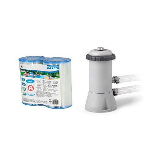 Intex Krystal Clear 530 GPH Pool Cartridge Pump & Filter Replacement Cartridges Intex Krystal Clear 530 GPH Pool Cartridge Pump & Filter Replacement Cartridges