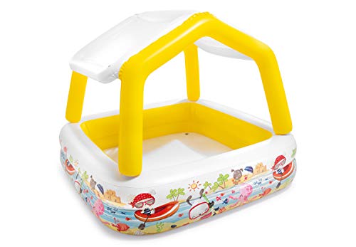 Intex Sun Shade Inflatable Pool, 62" X 62" X 48", for Ages 2+ Intex Sun Shade Inflatable Pool, 62" X 62" X 48", for Ages 2+