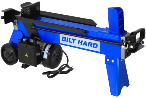 BILT HARD Log Splitter 6.5 Ton, Wood Splitter Electric Powered 15Amp, with Hydraulic Ram, Electric Firewood Splitting Machine, Horizontal BILT HARD Log Splitter 6.5 Ton, Wood Splitter Electric Powered 15Amp, with Hydraulic Ram, Electric Firewood Splitting Machine, Horizontal