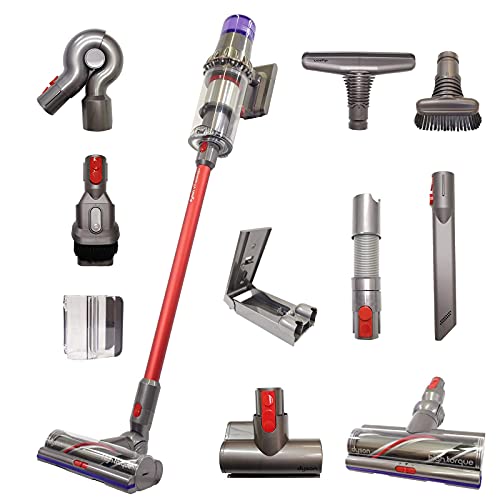 Dyson V11 Animal+ Cordless Red Wand Stick Vacuum Cleaner with 10 Tools Including High Torque Cleaner Head | Rechargeable, Cord-Free, Lightweight, Powerful Suction | Limited Red Edition (Renewed) Dyson V11 Animal+ Cordless Red Wand Stick Vacuum Cleaner with 10 Tools Including High Torque Cleaner Head | Rechargeable, Cord-Free, Lightweight, Powerful Suction | Limited Red Edition (Renewed)
