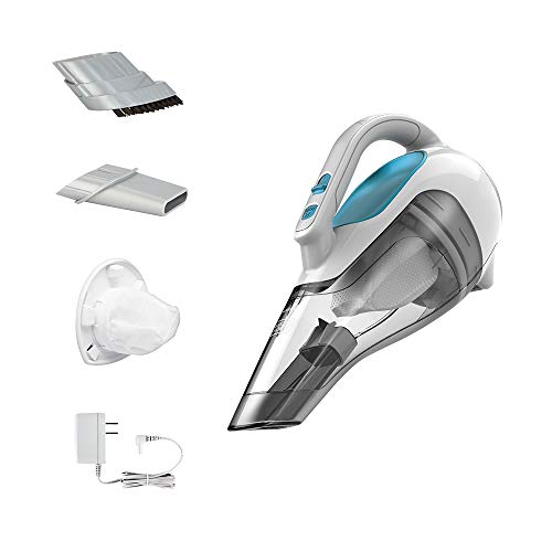 BLACK+DECKER dustbuster Cordless Handheld Vacuum, Flexi Blue/Grey/White (HHVI315JO42) BLACK+DECKER dustbuster Cordless Handheld Vacuum, Flexi Blue/Grey/White (HHVI315JO42)