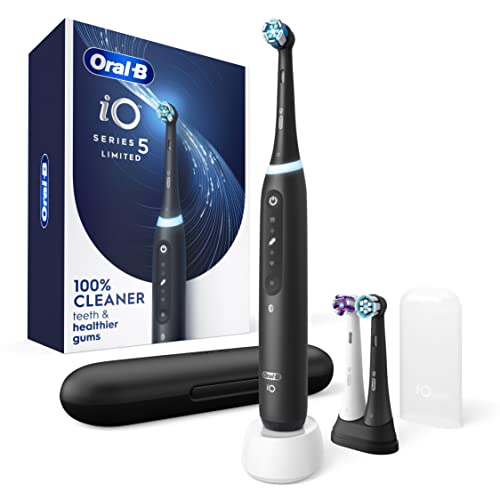 Oral-B iO Series 5 Limited Electric Toothbrush with (3) Brush Head, Rechargeable, Black Oral-B iO Series 5 Limited Electric Toothbrush with (3) Brush Head, Rechargeable, Black