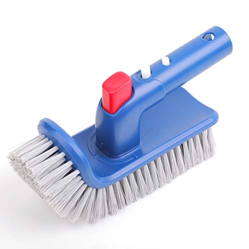 Pool Brush for Step & Corner, Rotatable Hand Scrub Brush, for Spa, Bathroom, Floor, Hot Tub, Kitchen,Pool Waterline, Sepetrel Pool Brush for Step & Corner, Rotatable Hand Scrub Brush, for Spa, Bathroom, Floor, Hot Tub, Kitchen,Pool Waterline, Sepetrel