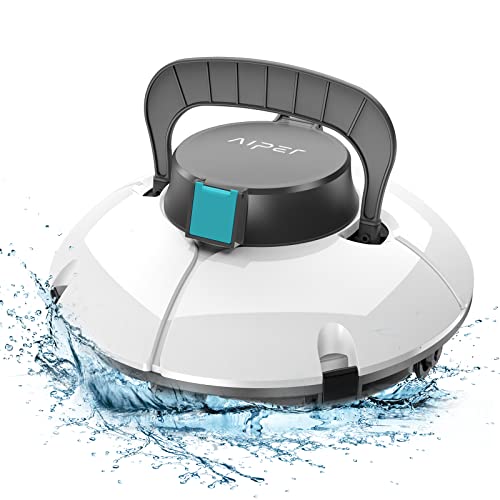 Renewed AIPER Cordless Automatic Pool Cleaner, Strong Suction with Dual Motors, Lightweight, Auto-Dock Robotic Pool Cleaner, Ideal for Above Ground Flat Pool up to 538 Sq.Ft Renewed AIPER Cordless Automatic Pool Cleaner, Strong Suction with Dual Motors, Lightweight, Auto-Dock Robotic Pool Cleaner, Ideal for Above Ground Flat Pool up to 538 Sq.Ft