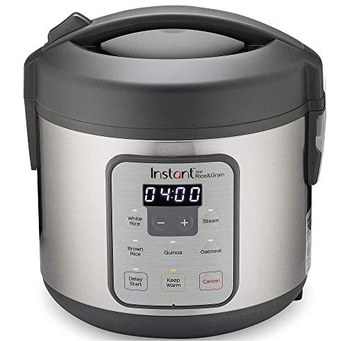 Instant Zest 8 Cup One Touch Rice Cooker, From the Makers of Instant Pot, Steamer, Cooks Rice, Grains, Quinoa and Oatmeal, No Pressure Cooking Functionality Instant Zest 8 Cup One Touch Rice Cooker, From the Makers of Instant Pot, Steamer, Cooks Rice, Grains, Quinoa and Oatmeal, No Pressure Cooking Functionality