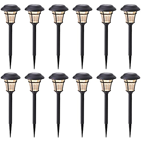MAGGIFT 12 Pack Solar Pathway Lights Outdoor Solar Garden Lights for Patio, Yard, Driveway MAGGIFT 12 Pack Solar Pathway Lights Outdoor Solar Garden Lights for Patio, Yard, Driveway