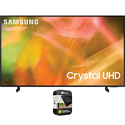 SAMSUNG UN50AU8000FXZA 50 Inch UHD 4K Crystal UHD Smart LED TV Bundle with Premium 1 YR CPS Enhanced Protection Pack SAMSUNG UN50AU8000FXZA 50 Inch UHD 4K Crystal UHD Smart LED TV Bundle with Premium 1 YR CPS Enhanced Protection Pack