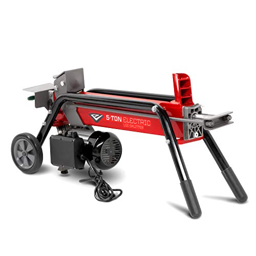 EARTHQUAKE 32228, 5-ton Electric Log Splitter, 1500-Watt Motor, Precision Pump Gears, Copper Motor Windings, Durable Transport Wheels EARTHQUAKE 32228, 5-ton Electric Log Splitter, 1500-Watt Motor, Precision Pump Gears, Copper Motor Windings, Durable Transport Wheels