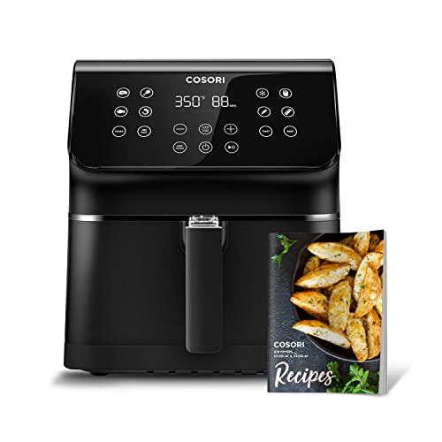 COSORI Pro II Air Fryer Oven Combo, 5.8QT Max Xl Large Cooker with 12 One-Touch Savable Custom Functions, Cookbook and Online Recipes, Nonstick and Dishwasher-Safe Detachable Square Basket COSORI Pro II Air Fryer Oven Combo, 5.8QT Max Xl Large Cooker with 12 One-Touch Savable Custom Functions, Cookbook and Online Recipes, Nonstick and Dishwasher-Safe Detachable Square Basket